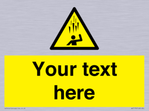 Custom Falling Ice sign